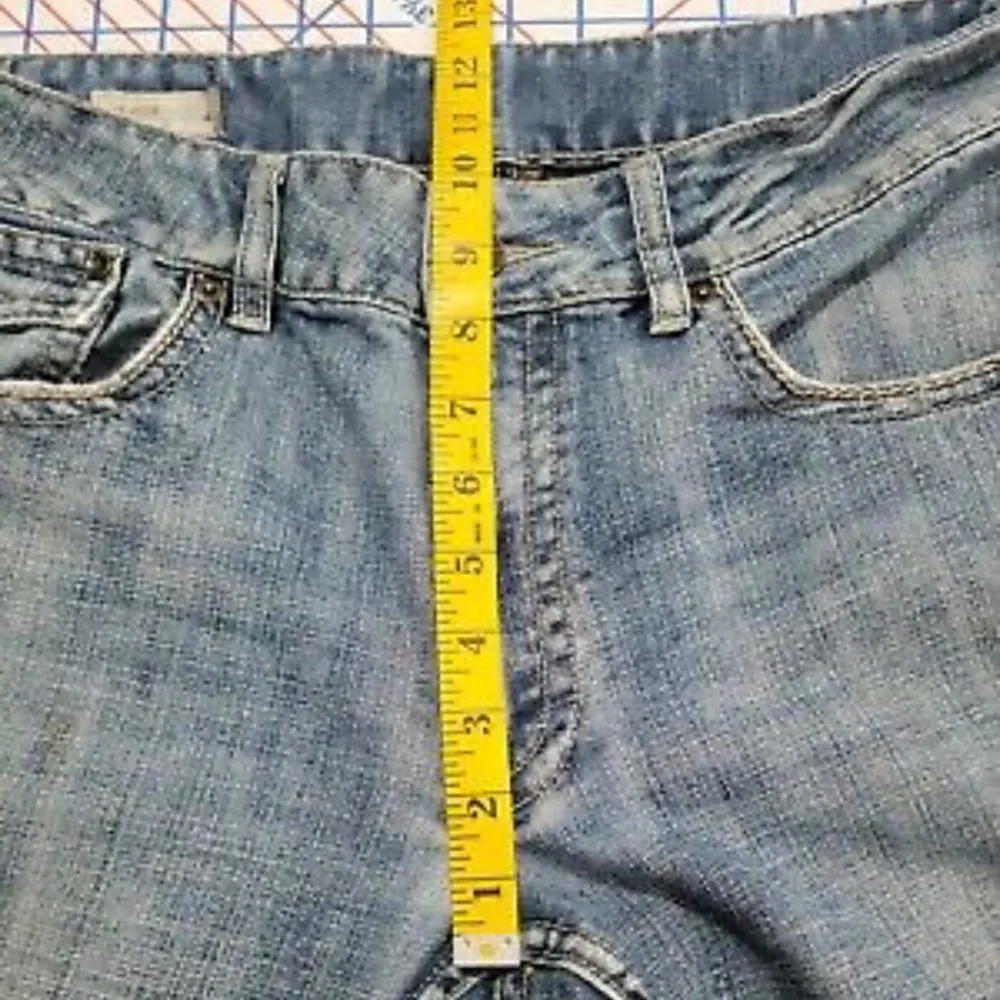 Buffalo David Bitton Men’s Denim Distressed 5 Pocket Bootcut Relaxed Fit Jeans